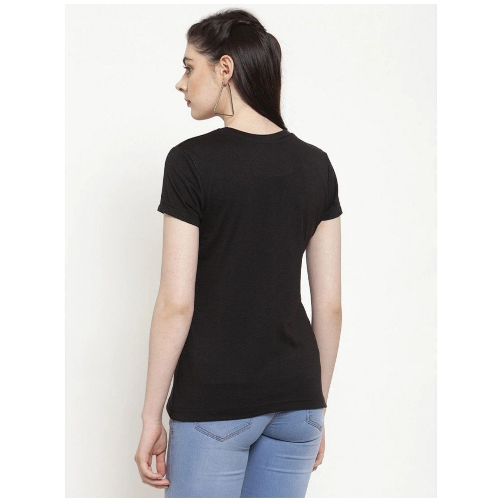 Women's Cotton Blend Princess Printed T-Shirt
