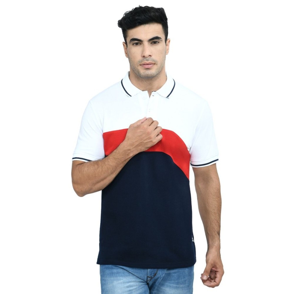 Men's Cotton Blend Half Sleeve Polo Tshirt