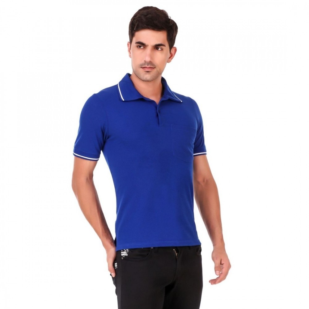 Men's Cotton Blend Half Sleeve Polo Tshirt