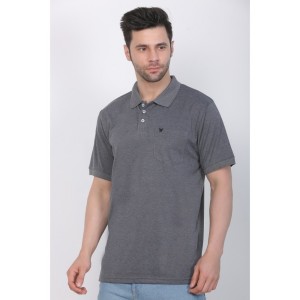 Men's Poly Viscose Polo Plain Tshirt