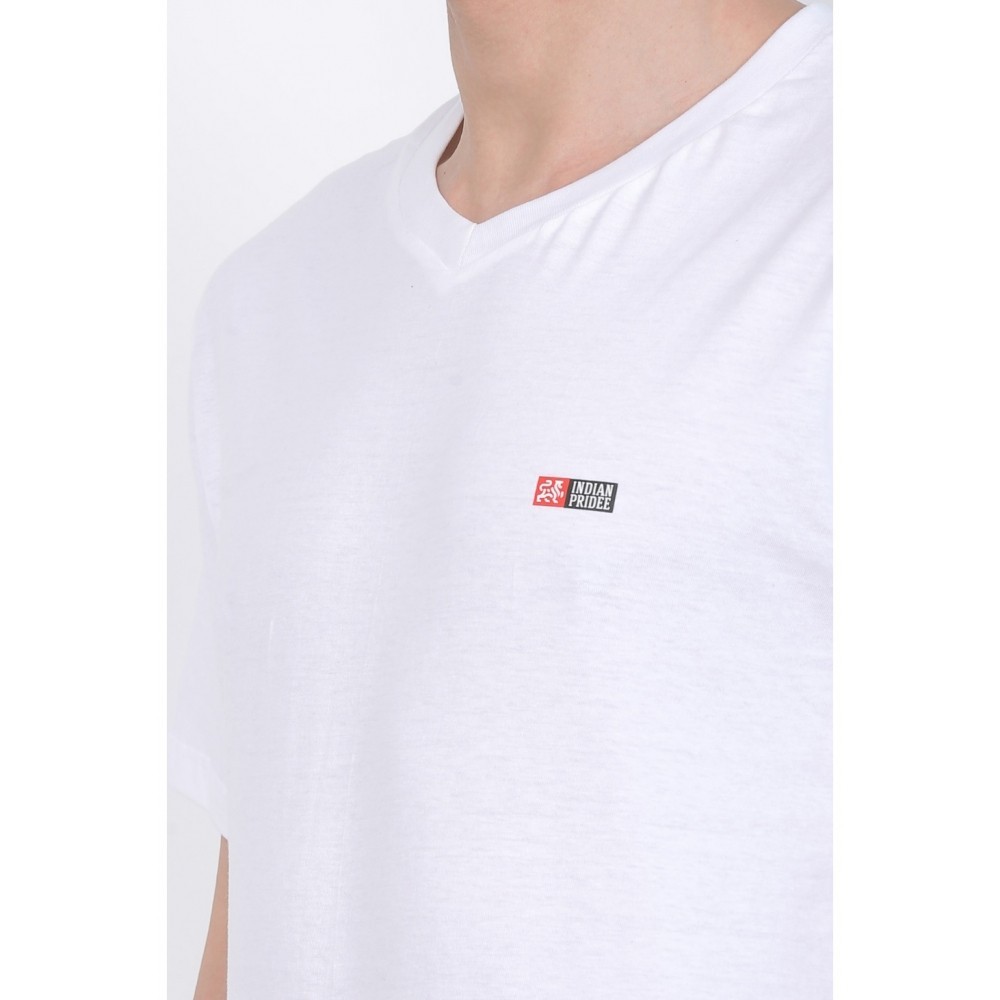 Men's Cotton Jersey V Neck Plain Tshirt