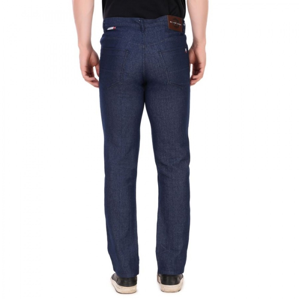 test 2Men's Straight Fit Denim High Rise Bootcut Stretchable Jeans