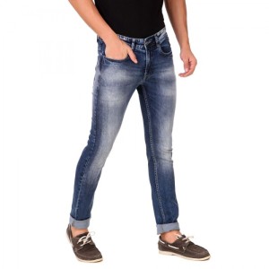 Men's Slim Fit Denim Mid Rise Stretchable Jeans