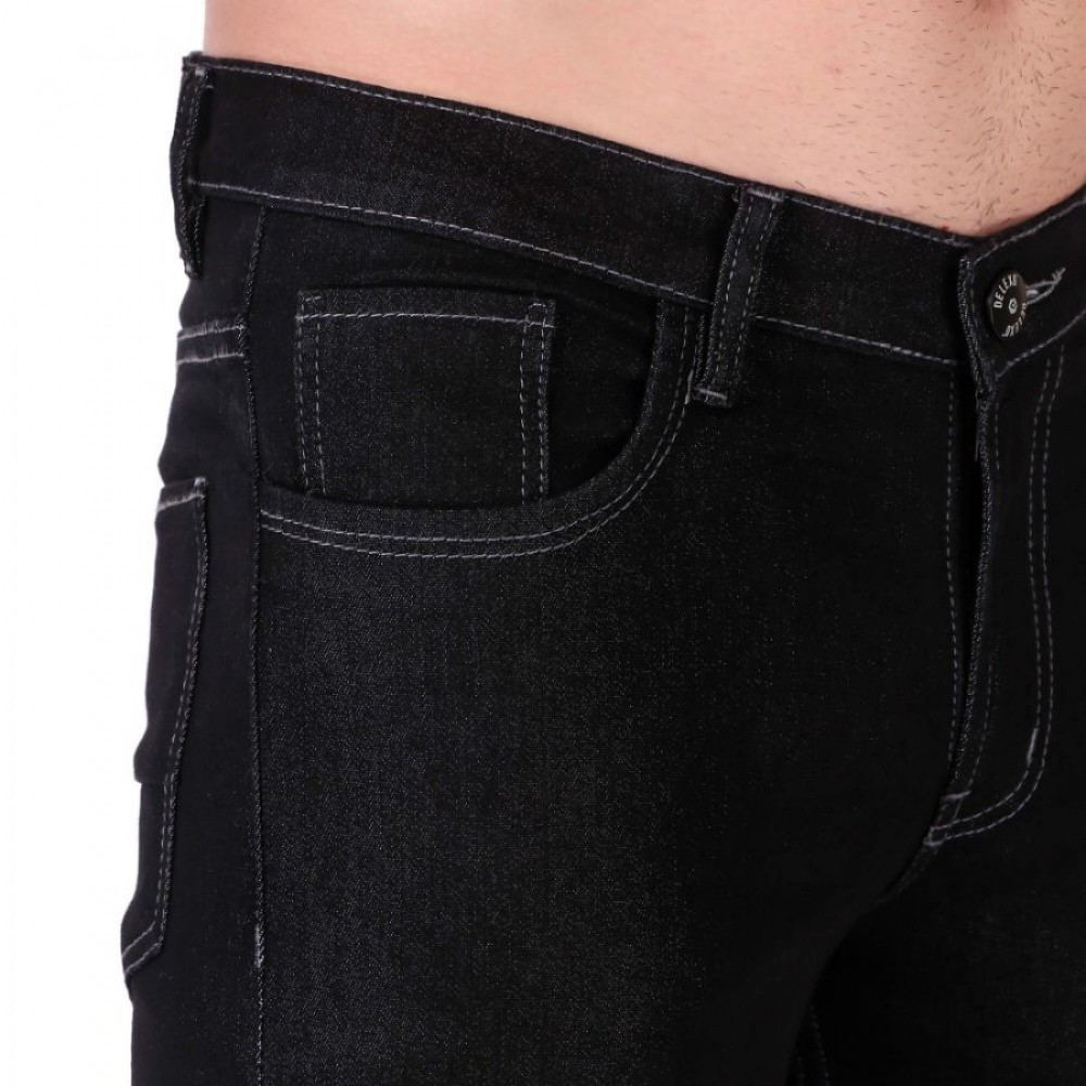 Men's Slim Fit Denim Mid Rise Stretchable Jeans