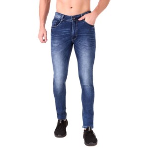 Men's Slim Fit Denim Mid Rise Jeans