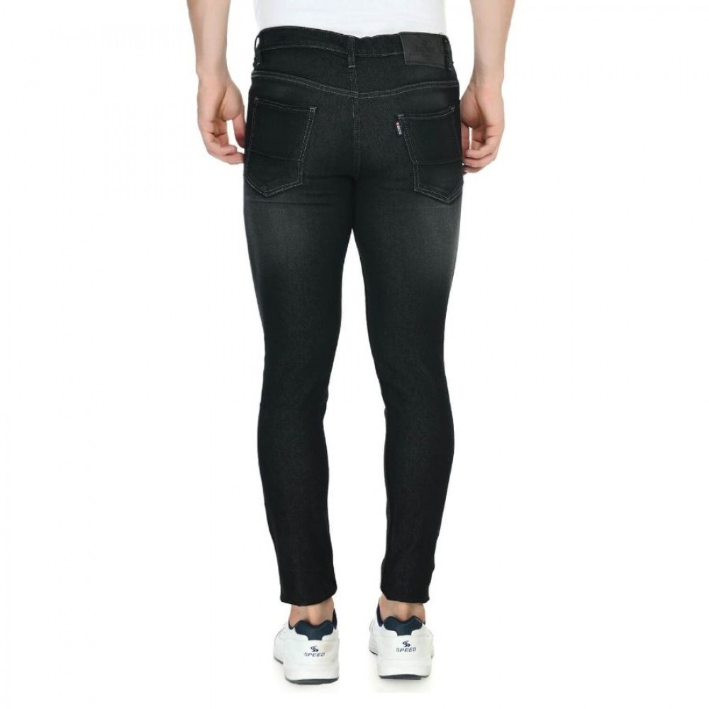 Men's Skinny Fit Denim Mid Rise Jeans