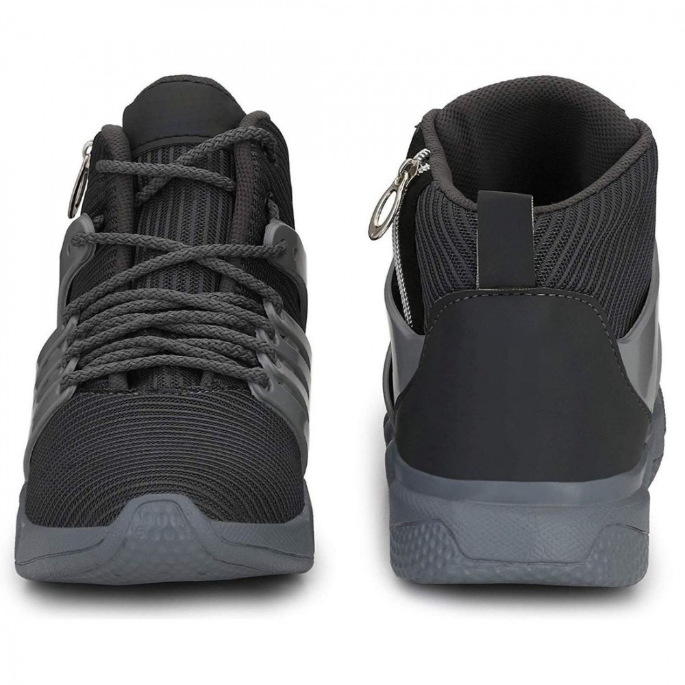 Men Grey,Black Color Mesh Material Casual Sports Shoes