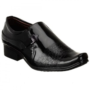 Men Black Color Synthetic Material Casual Formal Shoes