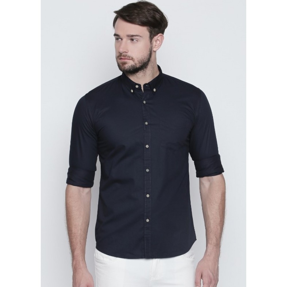 Men's Cotton Slim Fit Casual Shirt