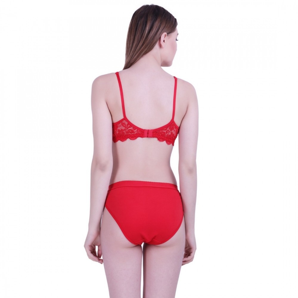 Women's Cotton Bra And Panty Set