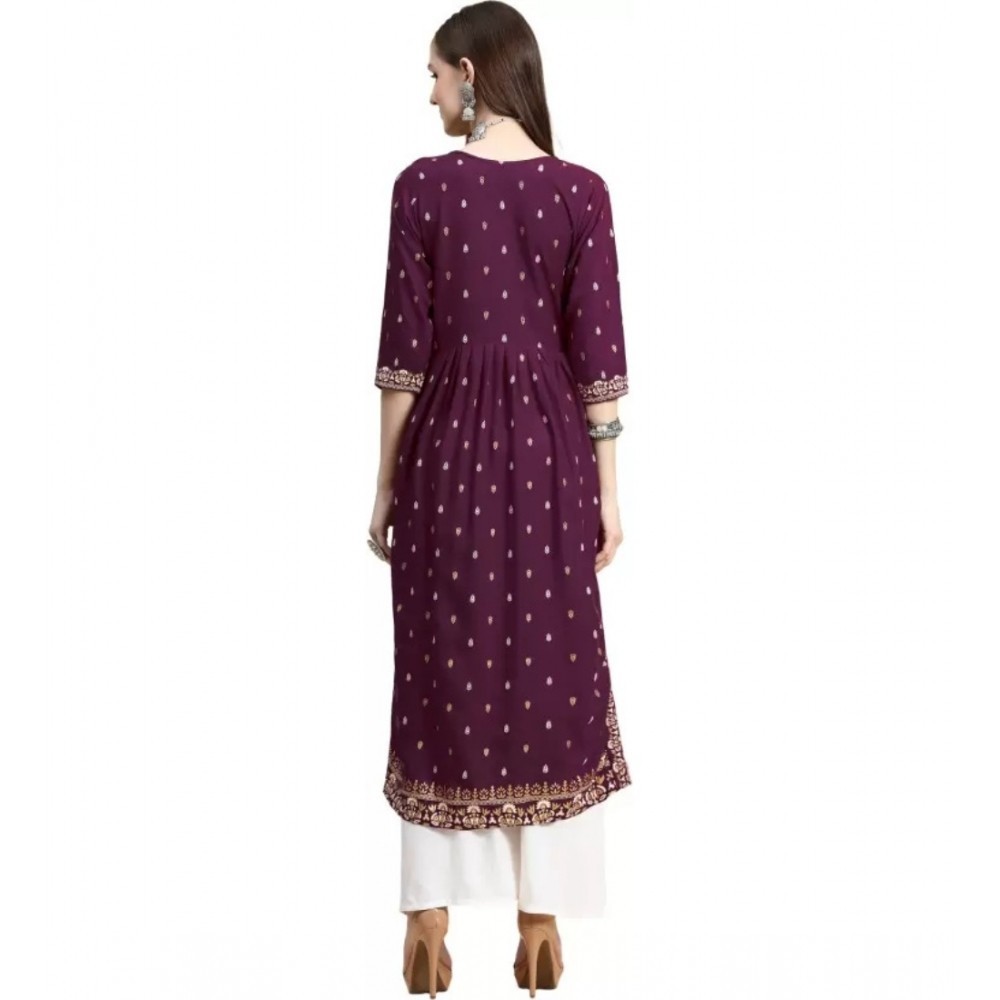 Women's Printed Embroidery Kurti