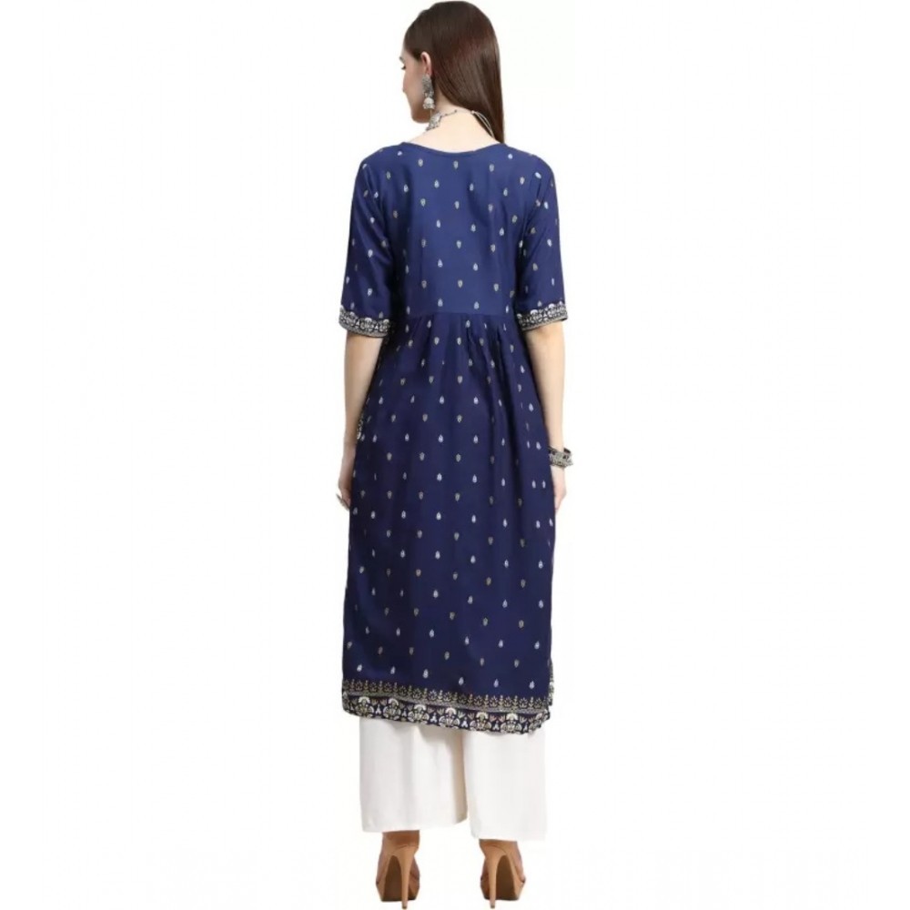 Women's Printed Embroidery Kurti