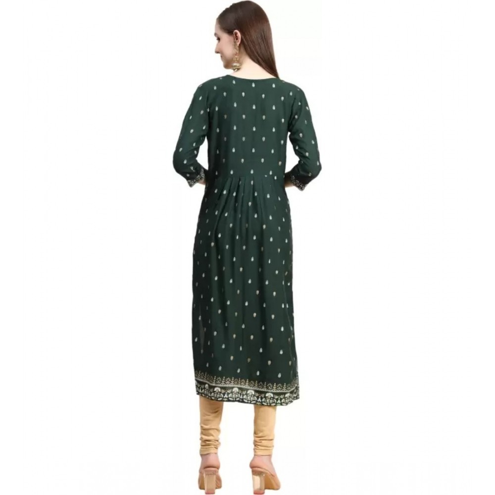 Women's Printed Embroidery Kurti