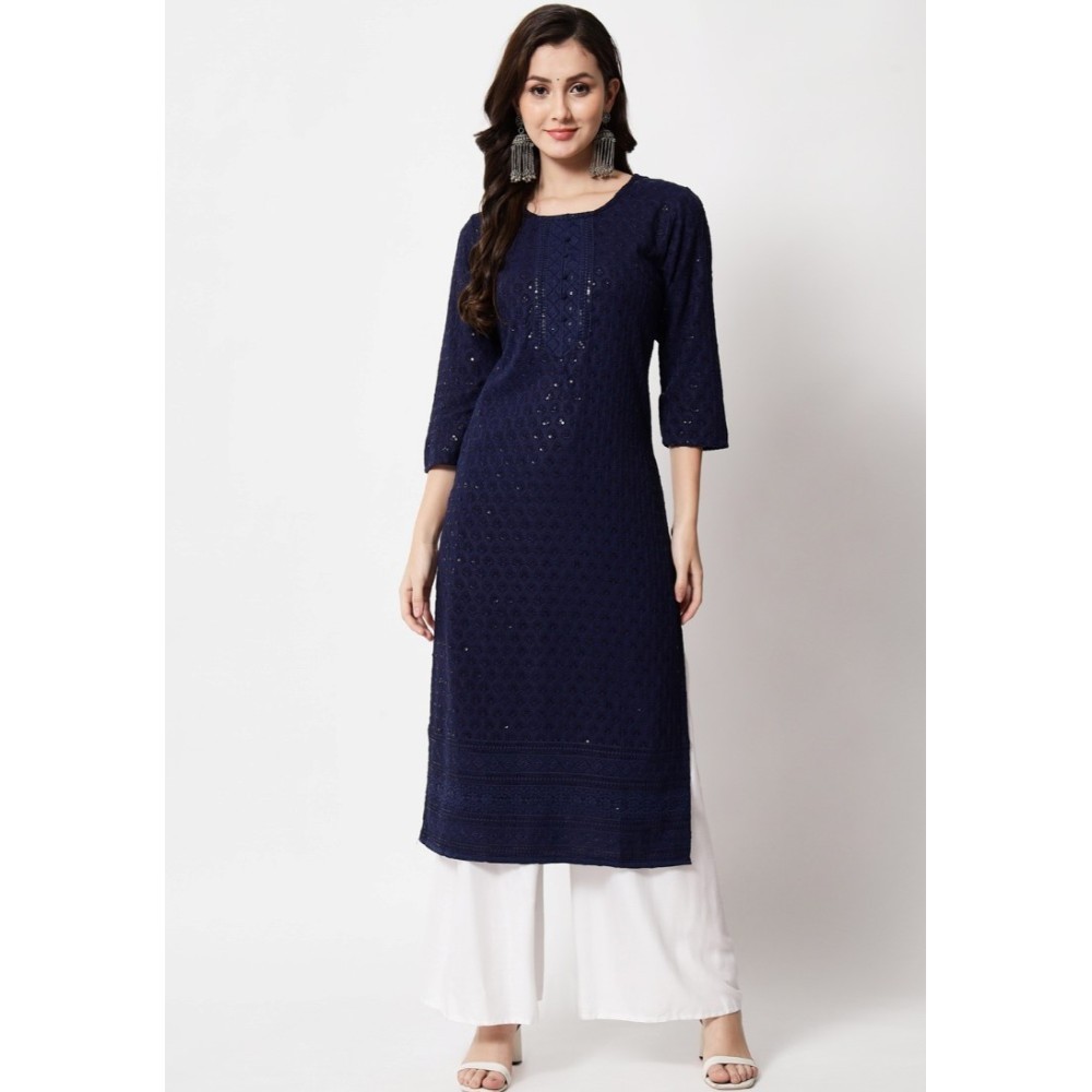 Women's Embroidery With Sequence Kurti