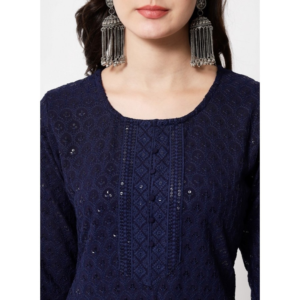 Women's Embroidery With Sequence Kurti