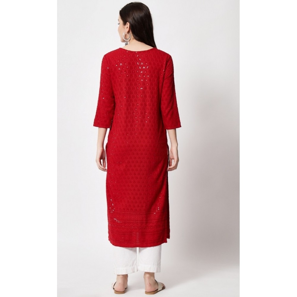 Women's Embroidery With Sequence Kurti