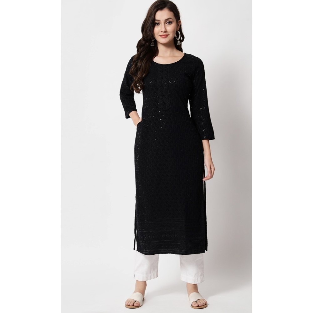 Women's Embroidery With Sequence Kurti