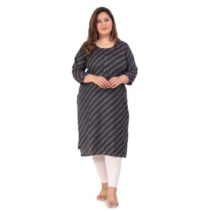 Women's Office wear Stripe Capsule Straight Kurti