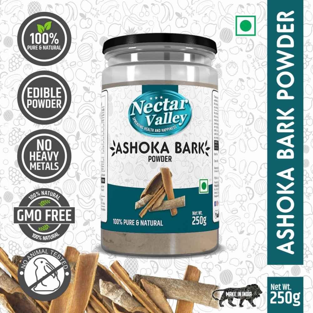 Nectar Valley Ashoka Bark Powder Pure and Organically Processed Fine Powder 250g