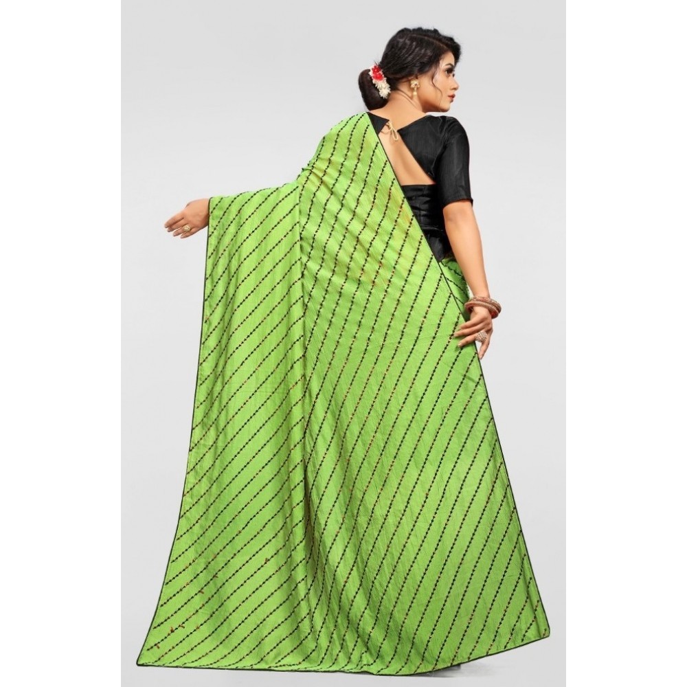 Women's Vichitra Saree with Blouse